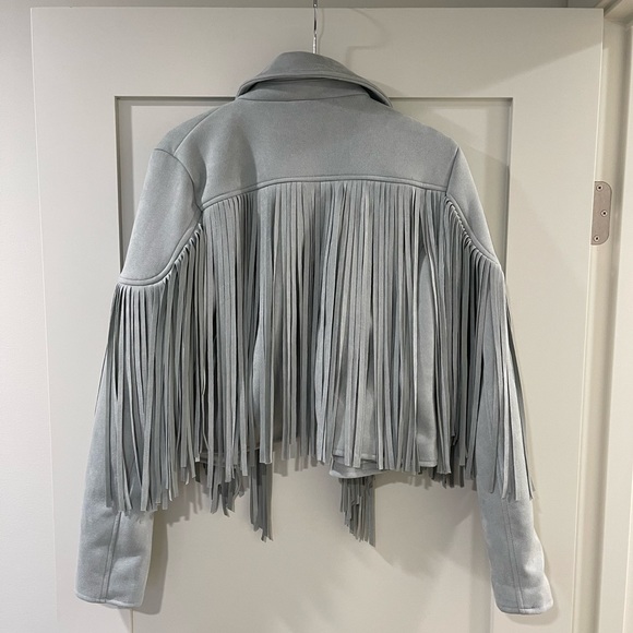 Vici cropped fringe jacket - Picture 3 of 3